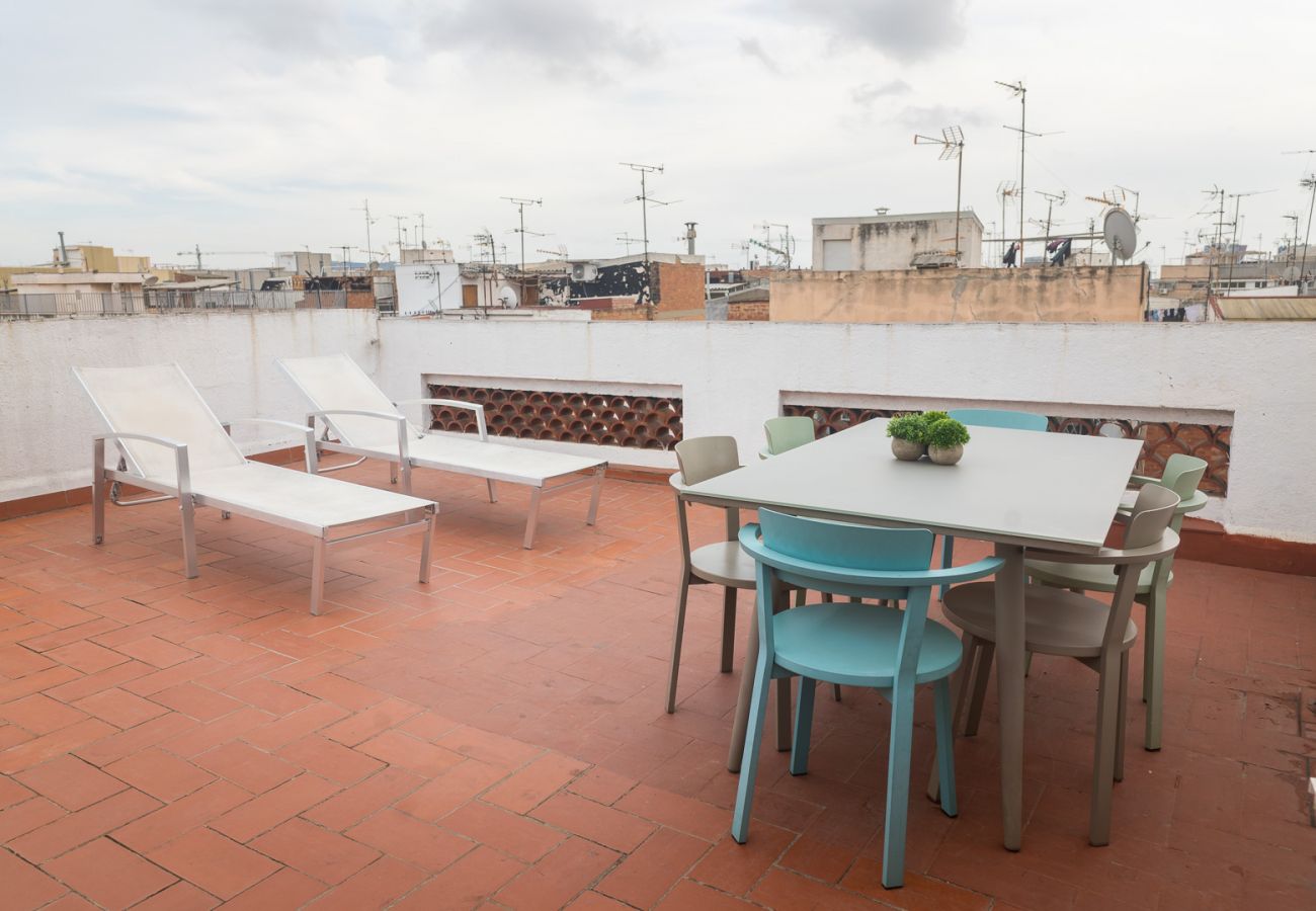 Apartamento en Hospitalet de Llobregat - Olala Vibe Apartment 4.2 w/Terrace